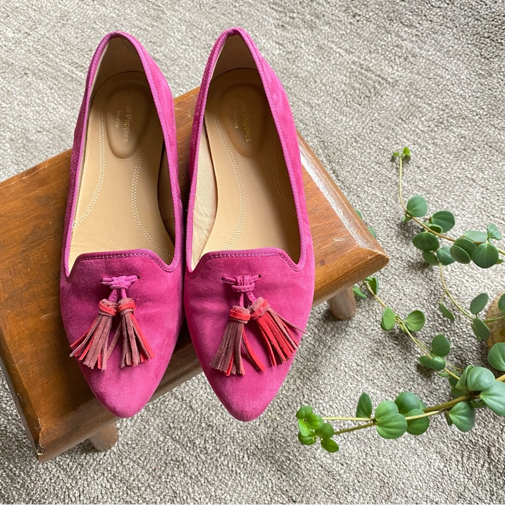 Hush Puppies Bounce Sadie Tassel Slip Ons 8